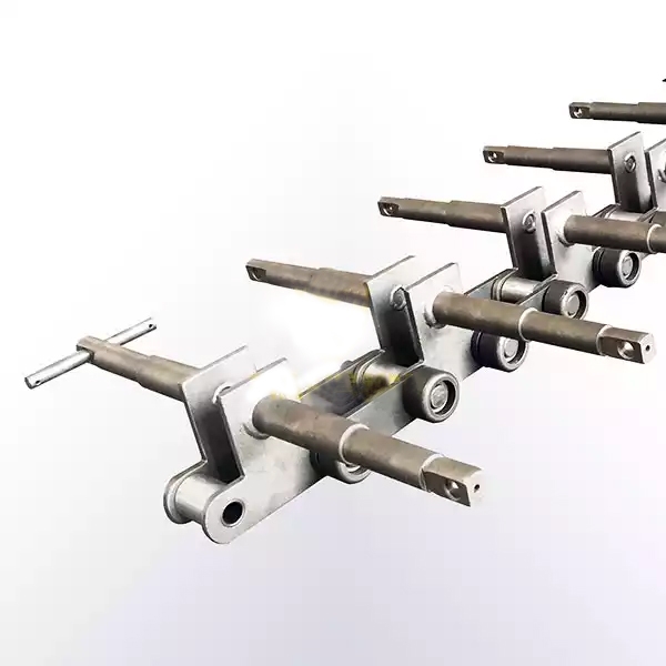 PVC Double Former Gloves Conveyor Chains - without bearing