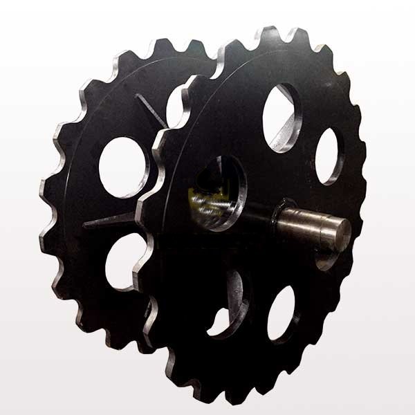 Sprocket and shaft